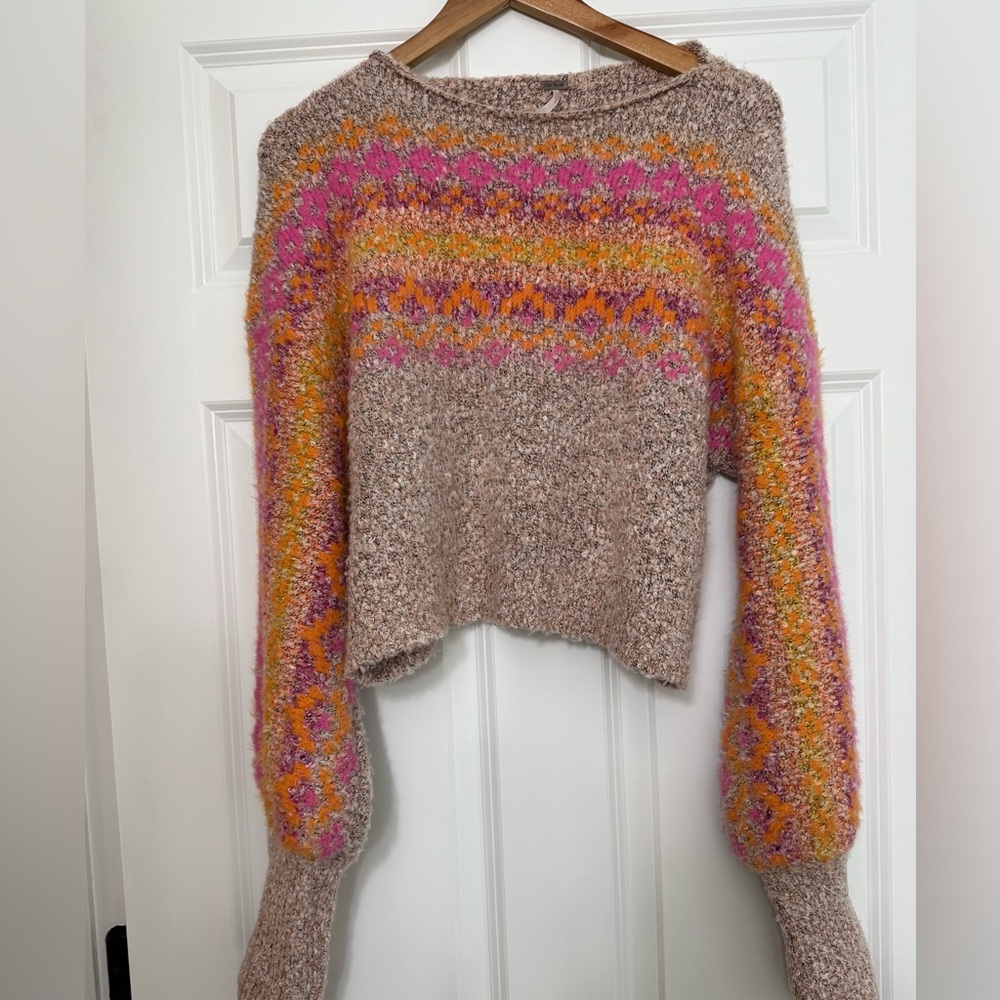 Colorful Knit Women's Sweater